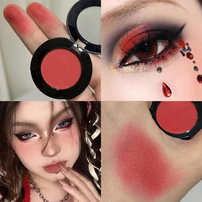 Eyeshadow Matte Red Black White Brighten Highlighter Eye Shadow Palette Lasting Shimmer Highly Pigmented Monochrome Eyes Makeup