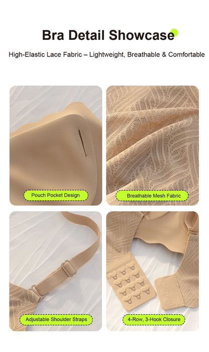 Artificial Silicone Breasts Forms Pads Fake Boobs Chest Women's Silicone Underwear Eexy Breast Padded Bra Becomes Big
