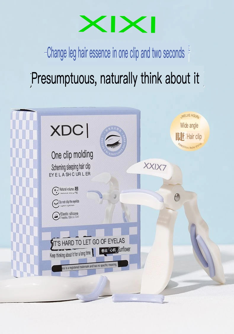 XIXI Bezel-Free Wide-Angle Eyelash Curler for Permanent Styling No Flesh Swelling Beginner-Friendly Eyelash Curler