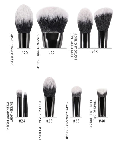 Kat Von D  Makeup Brush Set & Kit Foundation Blush Highlight Concealer Powder Sculpting Eyeshadow Brush KVD Brand Makeup Brush