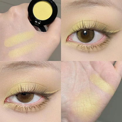 Eyeshadow Matte Red Black White Brighten Highlighter Eye Shadow Palette Lasting Shimmer Highly Pigmented Monochrome Eyes Makeup