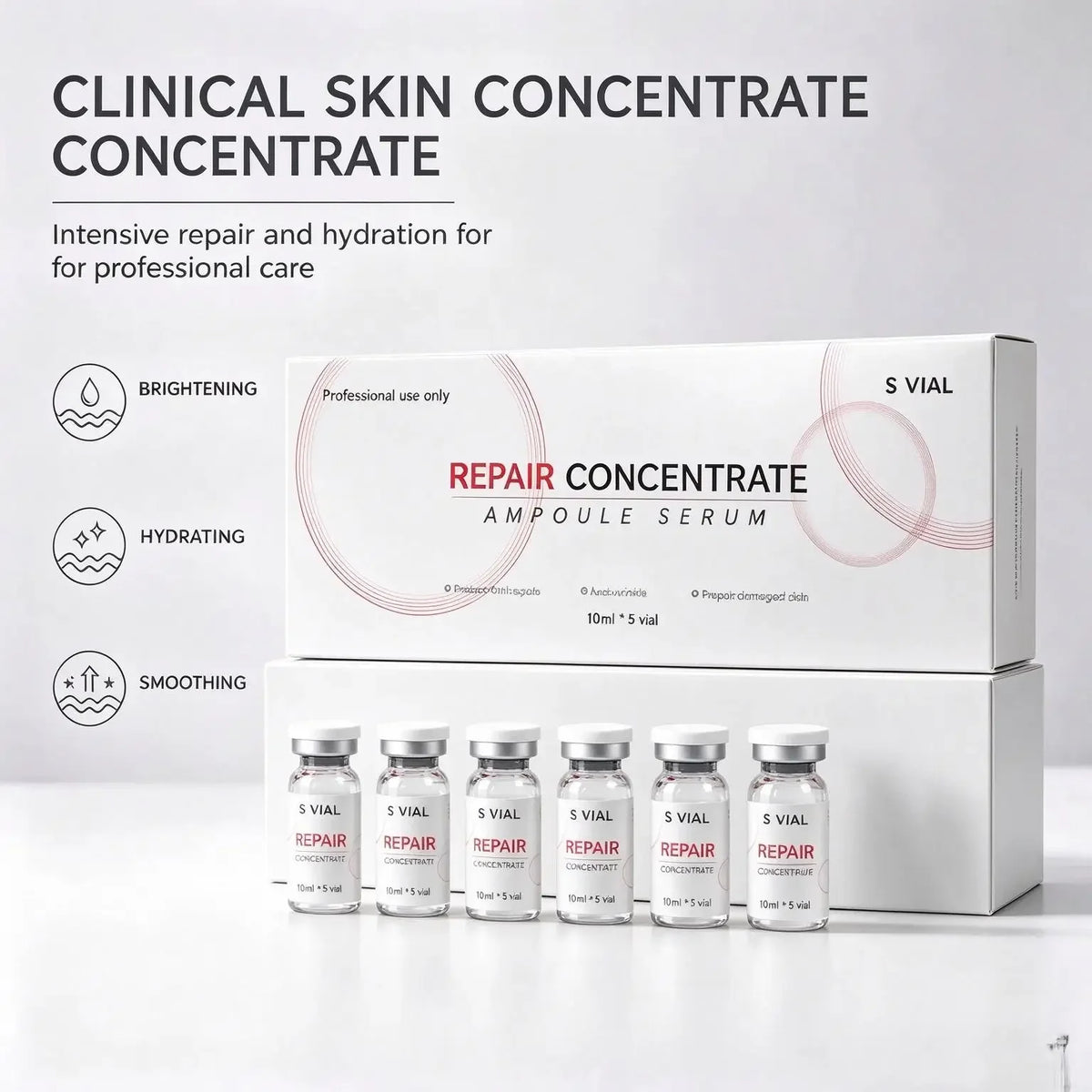 Korean Repair Concentrate Face Serum Firming Lifting Reduce Wrinkles & Dark Spots Hydrating for Mature Dry Skin