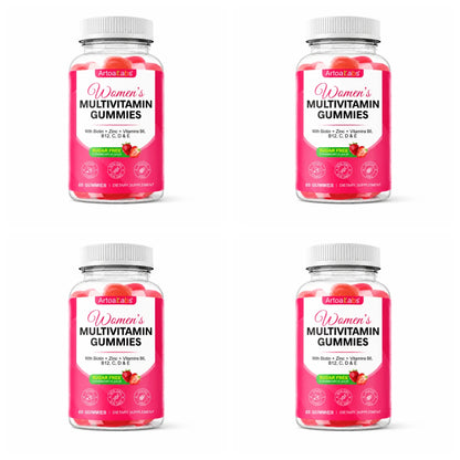 Women's Multivitamin Gummies, 36‑in‑1 Vitamins Minerals with Biotin & Zinc for Skin Hair Nails, Energy Bone & Immune, 60 Count