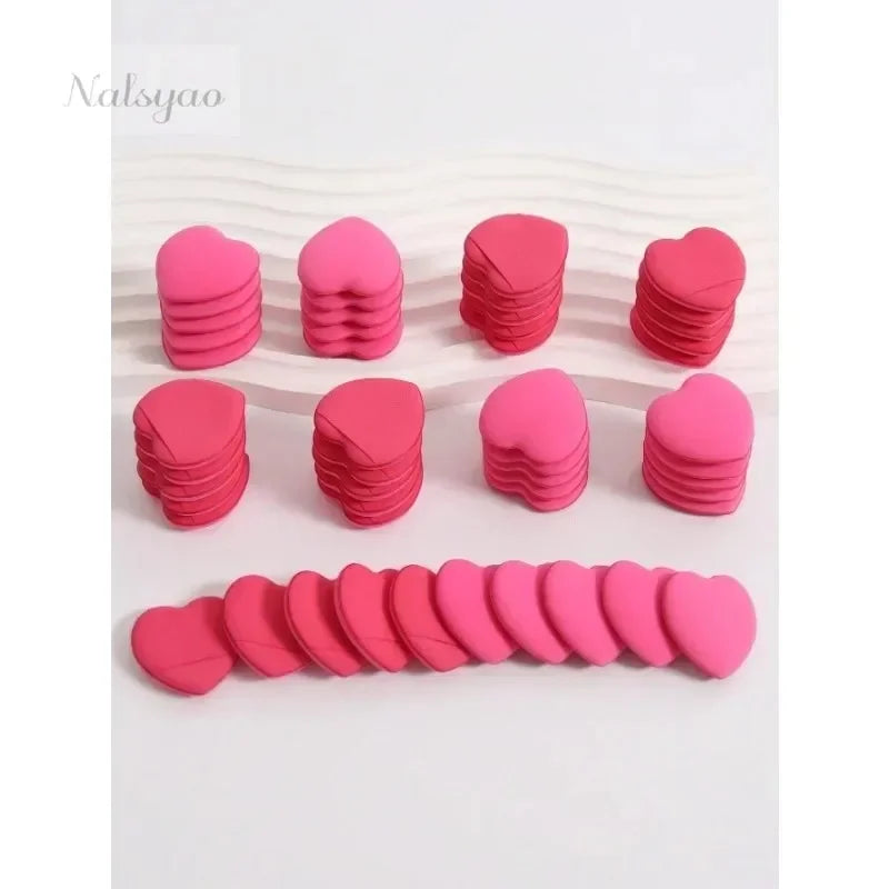 20 pcs Finger Air Cushion Sponge Powder Puff Set Makeup Foundation Concealer Blending Puff Wholesale