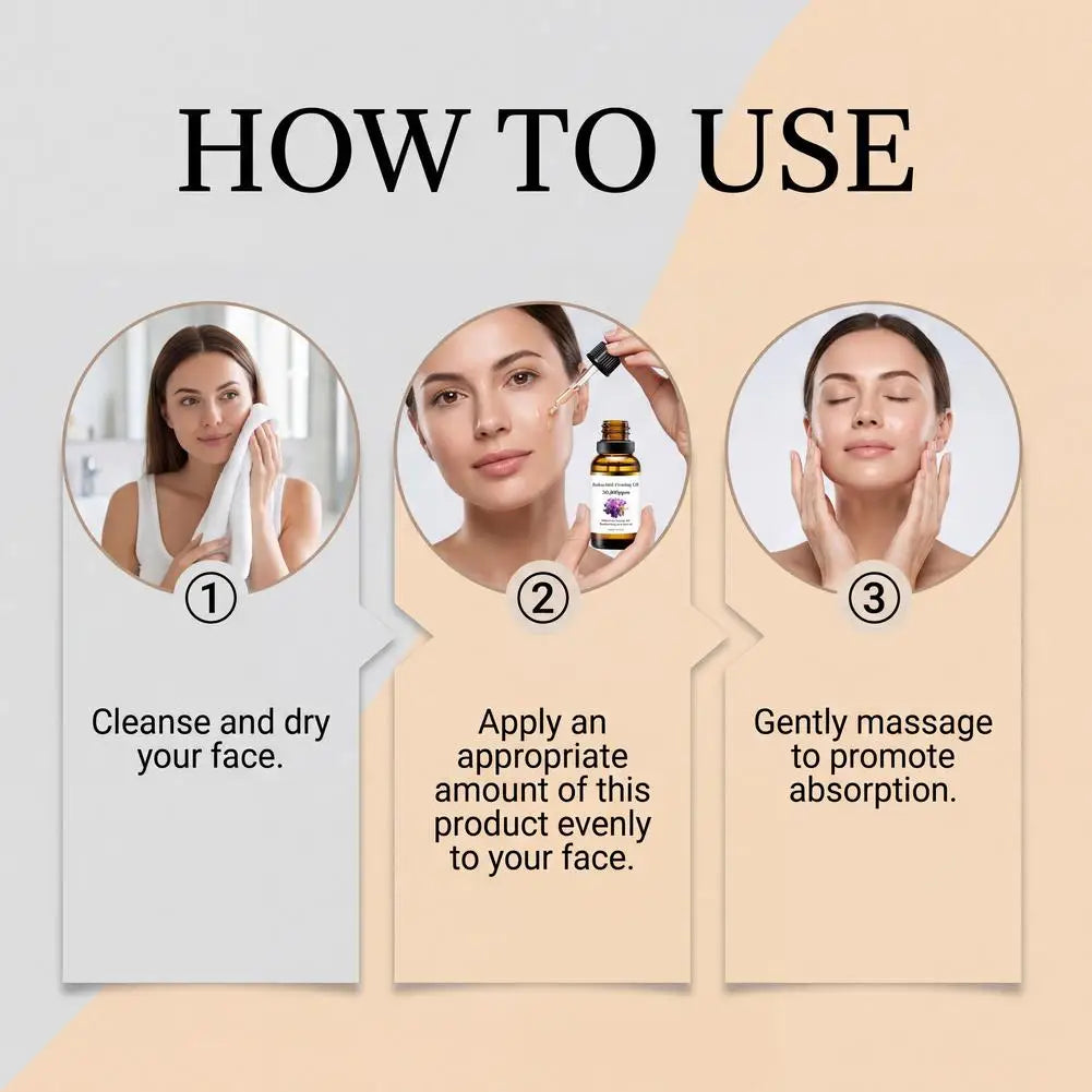 Natural Bakuchiol Facial Oil Deep Nourishing Elasticity Repair Skin Serum Hydrating Brightening Anti Wrinkle Skin Care 30ml