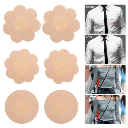 50/200pcs Nipple Cover Stickers Women Breast Lift Tape Pasties Invisible Self-Adhesive Disposable Bra Padding Chest Paste Patch