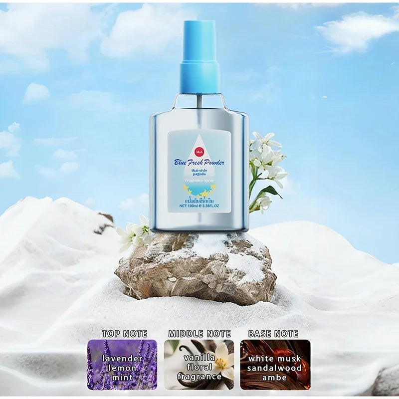 Vanilla Fruity Fresh EDT Unisex Body Clothing Fabric Perfume Spray Refreshing Aroma Versatile Scent Daily Use Fragrance Mist