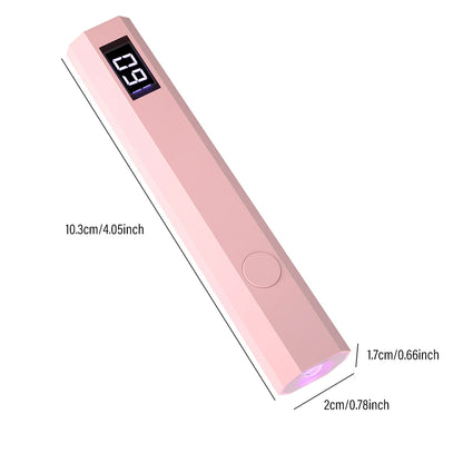 Convenient Handheld Nail Dryer Lamp UV/LED Nail Curing All Gel Polish Nail Art Tool USB Rechargeabl Quick Dry Nail Lamp