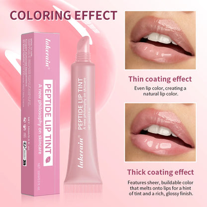 Christmas Gift Hydrating Lip Gloss Glitter Plumping Lipgloss High Shine Glass Finish Nude Colors Shiny Jelly Liquid Lipstick