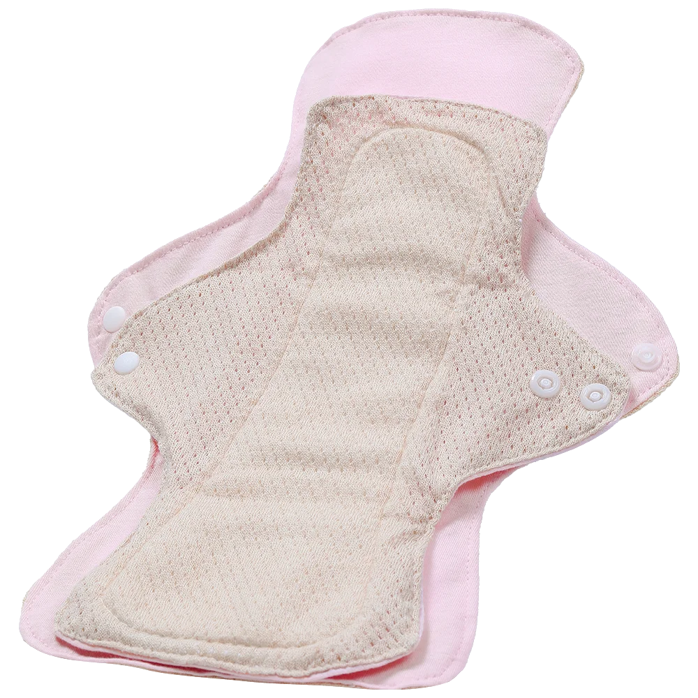 AIO Washable Incontinence Pads, Leak Proof Reusable Sanitary Pads for Women, Urine Proof Period Underwear Pads 3PCS Wholesale
