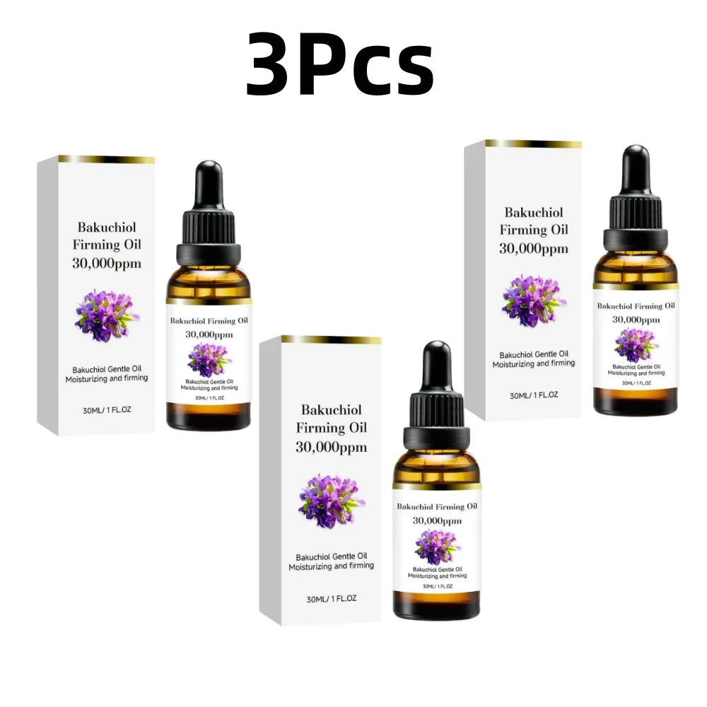 Natural Bakuchiol Facial Oil Deep Nourishing Elasticity Repair Skin Serum Hydrating Brightening Anti Wrinkle Skin Care 30ml