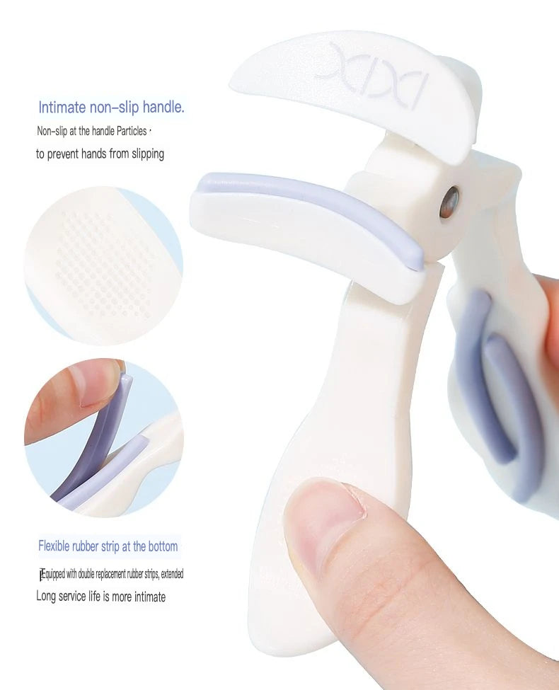XIXI Bezel-Free Wide-Angle Eyelash Curler for Permanent Styling No Flesh Swelling Beginner-Friendly Eyelash Curler
