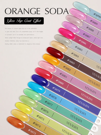 1Set VENALISA V6 Whole Set 10ml HEMA FreeTPO Free Vegan Nail Gel Polish Color Display Gel Varnish Nail Maincure Branded Suitcase