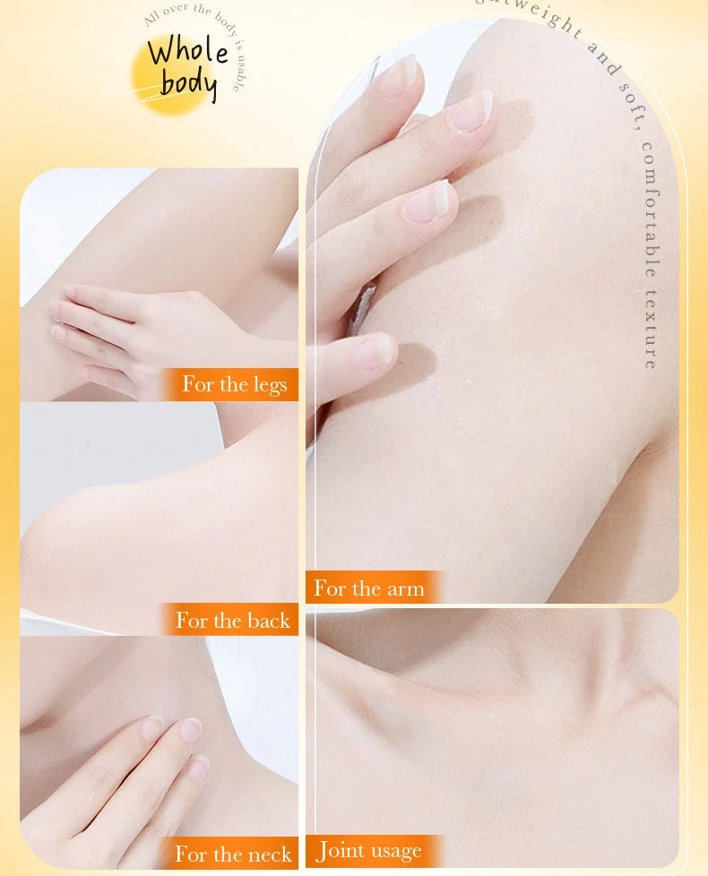 SADOER AHA Whitening Body Essence 500ml Moisturizing Brightening Face Serum Improve Dull Skin Full Body Hydrating Skin Care