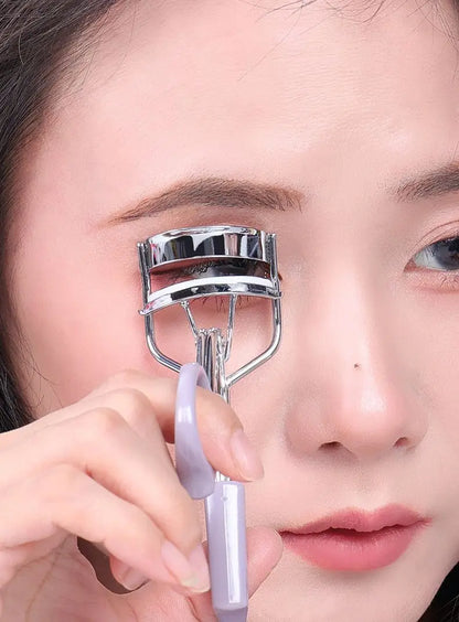 Sunflower Shaped Eyelash Curler And Tweezers Wide Angle Stainless Steel for Easy Beginner Use Natural Long-Lasting Curling Tool