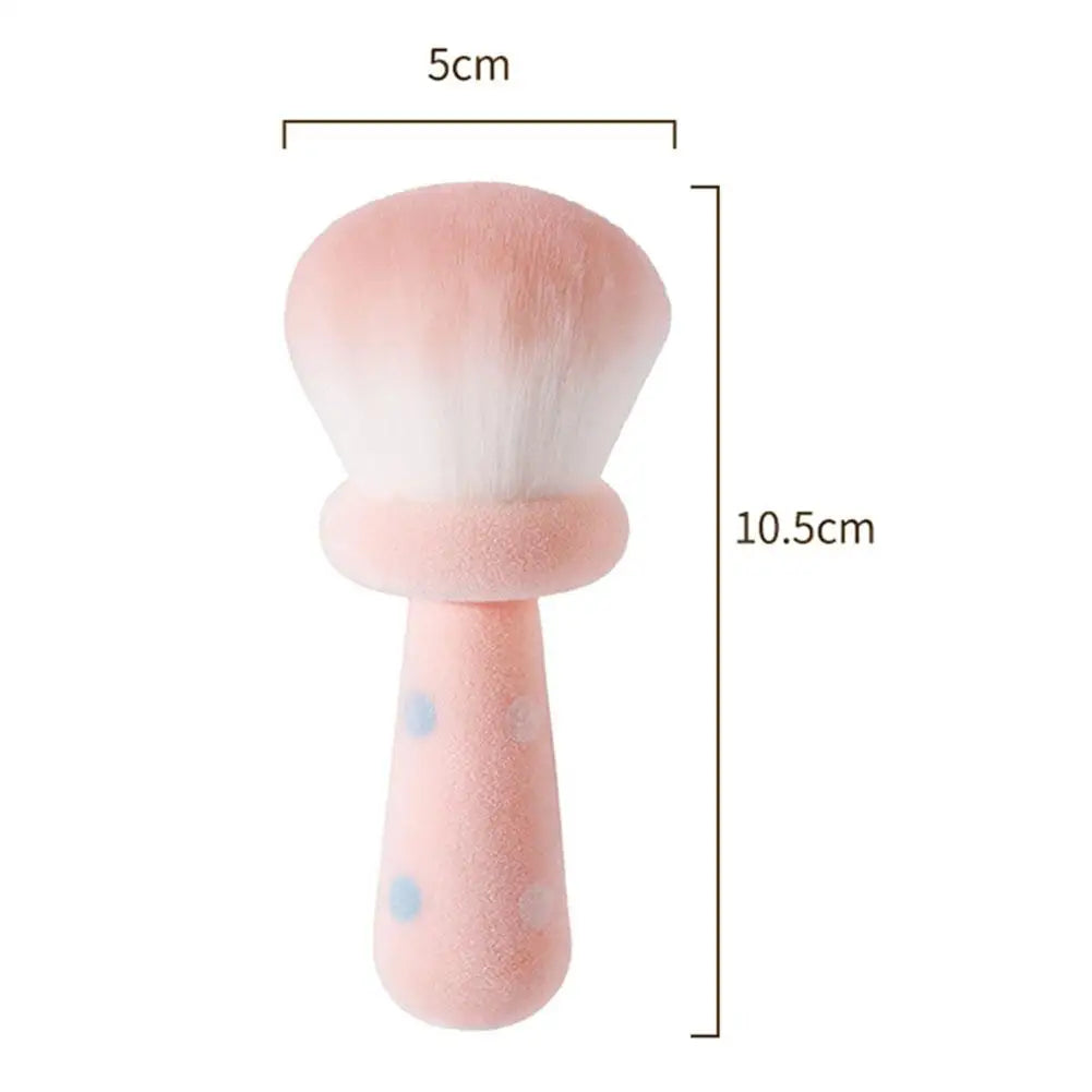 Cute Mushroom Powder Brush Blusher Brush Nail Dust Brush Makeup Brush Blusher Brush Nail Dust Brush Makeup Brush