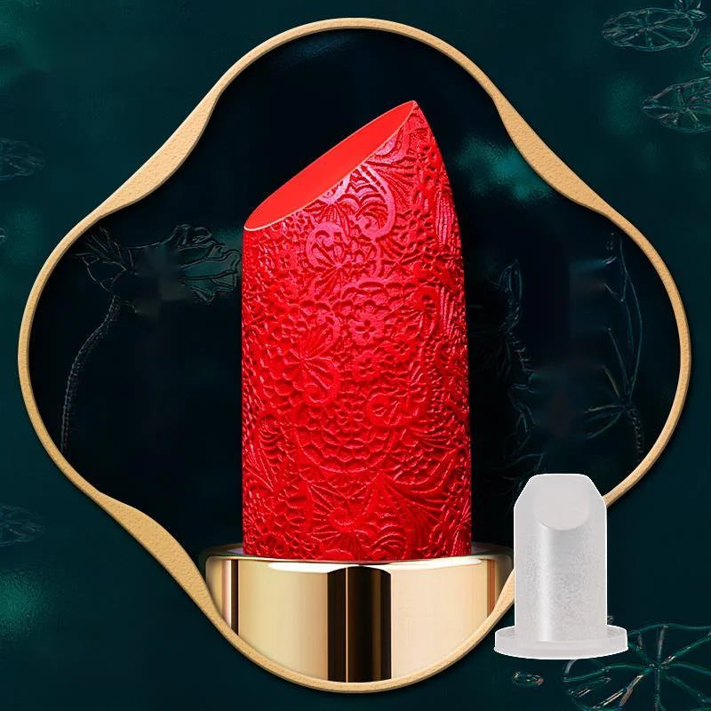 12.1mm Flower Like Brocade Carved Lipstick Silicone Mold Diy Hand-made Material Repair Tools Need To Be Used In Combination