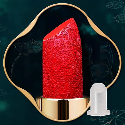 12.1mm Flower Like Brocade Carved Lipstick Silicone Mold Diy Hand-made Material Repair Tools Need To Be Used In Combination