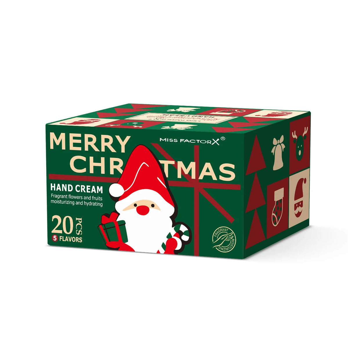 20-piece Hand Cream Gift Box, Light texture with great hydration, suitable for home and travel, wonderful holiday gift