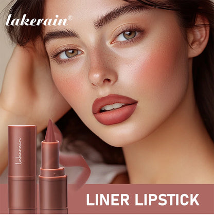 Brown Lip Pencil Contour Lipliner Pencil Waterproof Nude Lip Liner Waterproof Long Lasting Cosmetics Makeup Liners Tint Dark