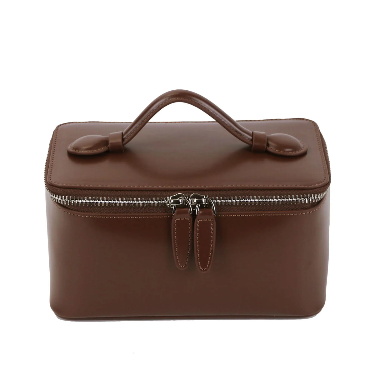 Ladies Saffiano Split Leather Travel Toiletry Case Bag Portable Hanging Makeup Organizer Box Dopp Kit Cosmetic Bag For Women