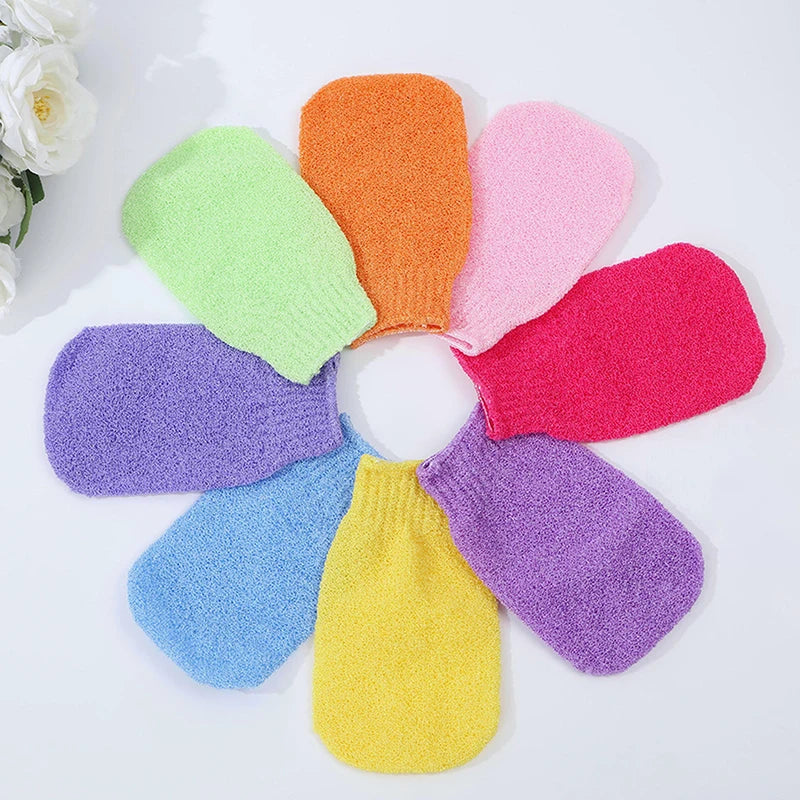 1pc Bath for Peeling SPA Exfoliating Shower Brush Body Cleaning Scrub Mitt Rub Dead Skin Gloves Shower Towel Foam Body Massage