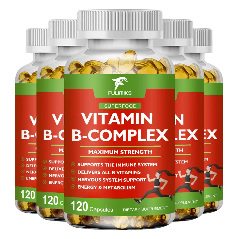Organic Multivitamin B Capsule Anti-oxidation Skin Repair liver Health&Energy Care VB Complex Vitamins Daily Supplement