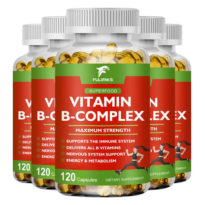 Organic Multivitamin B Capsule Anti-oxidation Skin Repair liver Health&Energy Care VB Complex Vitamins Daily Supplement