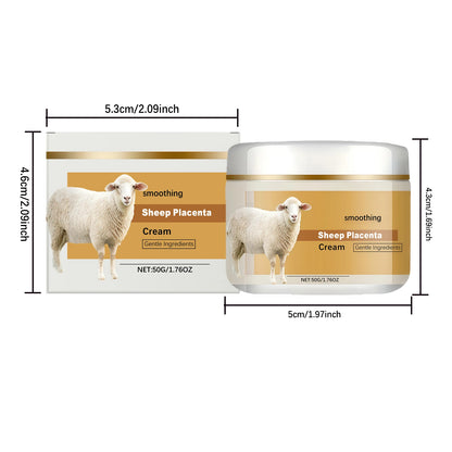 Hydrolyzed Sheep Placenta Cream Firming Lifting Anti-Aging Fade Fine Lines Nourishing Soothing Anti-Wrinkle Facial Cream Skincar