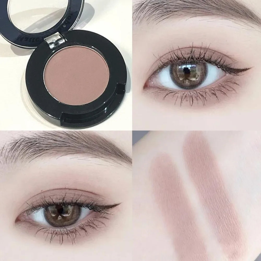 Eyeshadow Matte Red Black White Brighten Highlighter Eye Shadow Palette Lasting Shimmer Highly Pigmented Monochrome Eyes Makeup