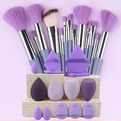 14Pcs Makeup Sponge Cosmetic Blender Beauty Egg Foundation Sponges Puff  Powder Puffs Make Up Accessories Women Makeup Tools