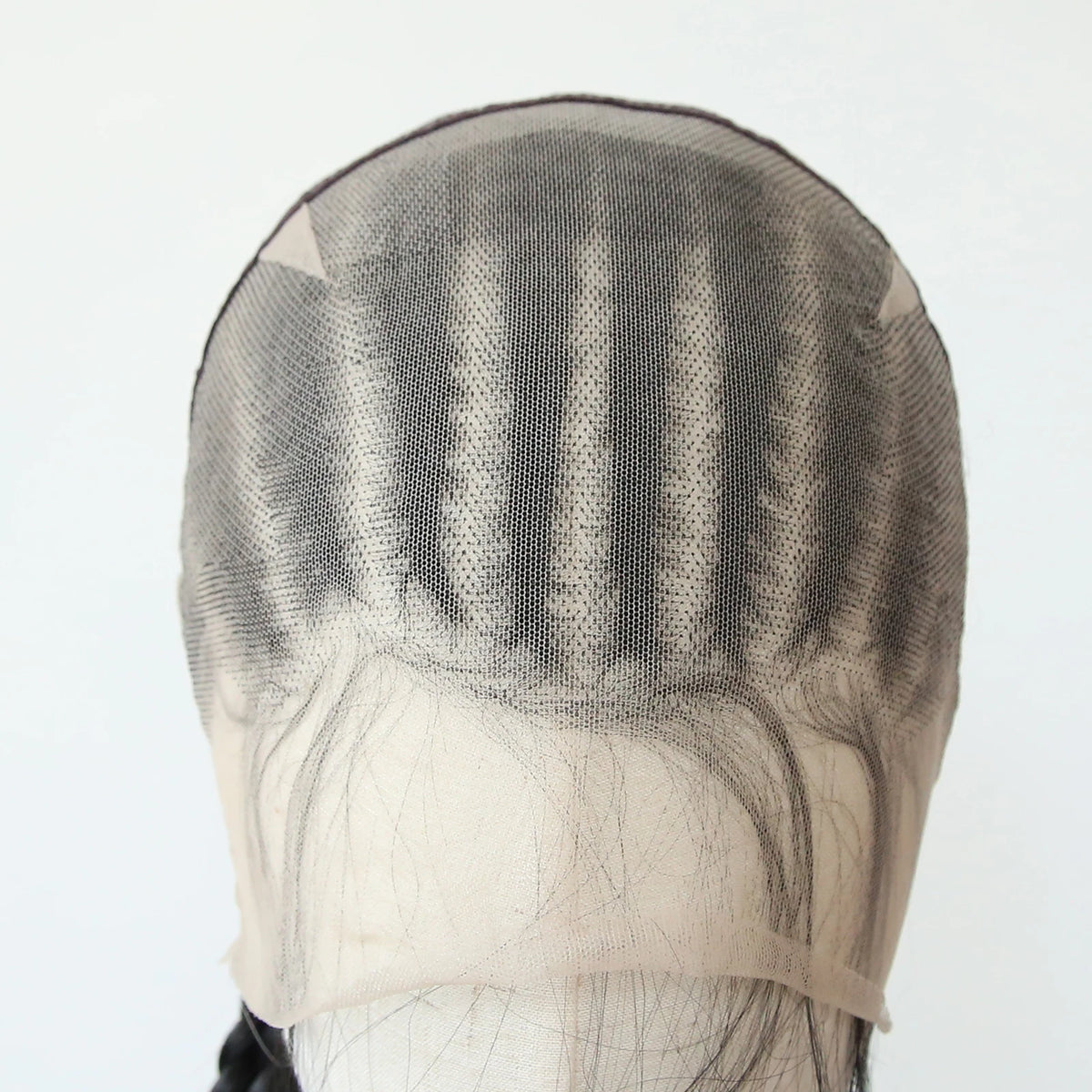 Black Braided Wigs Synthetic Full Lace Wig Glueless Full Lace Synthetic Wig Heat Resistant Fiber Wig for Women Daily Wear