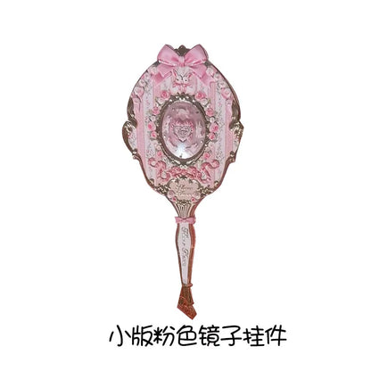 Flower Know Bunny Garde Series Compact Handheld Mirror Portable Cosmetic Makeup Mirror