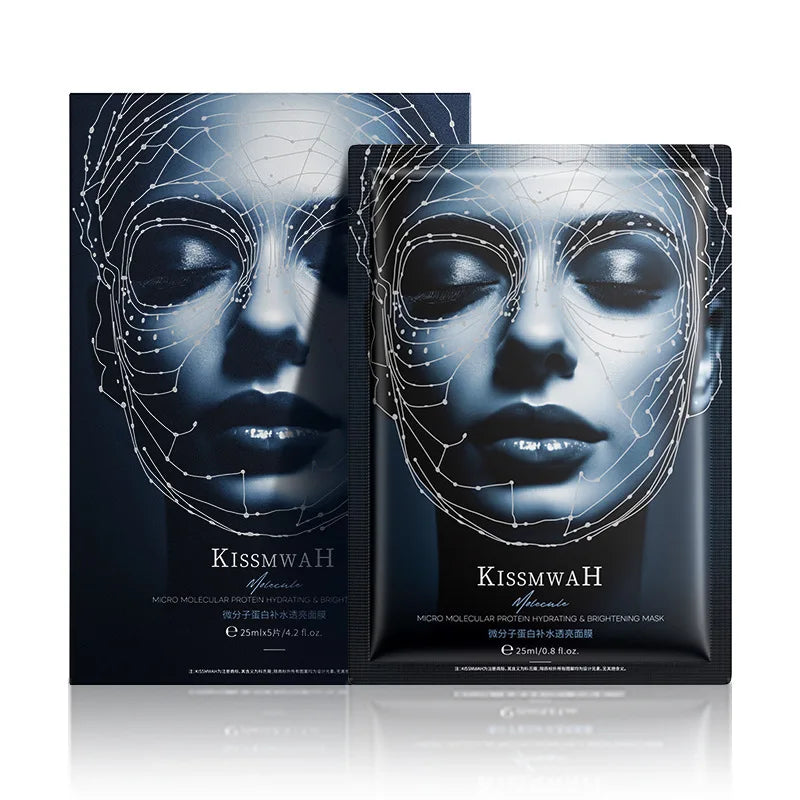 Micro Molecular Protein Moisturizing and Transparent Facial Mask Deeply Moisturizes and Moisturizes Skin, Wakes Up Skin Tone