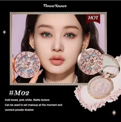 Flowerknows Makeup Set All In Flower Knows Little Angel Highlighter Powder Blush Strawberry Rococo Lip Gloss Perfume Kit