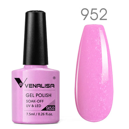 Venalisa Neon Nail Gel Polish Super Gorgeous Summer Color Nail Manicure 7.5ml Semi Permanent Soak off UV LED Nail Gel Varnish