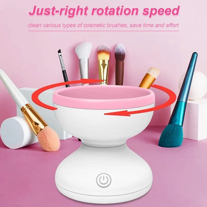 portable Electric Makeup Brush Cleaning Machine USB Cleaning Tool Suitable for Various Sizes of Beauty Makeup Brushes Artifact