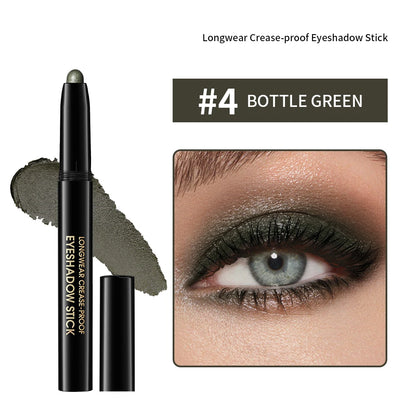 Eyeshadow Stick Highlighter Brightening Pen with Pearly Glitter & Matte Finish Shadow Eyeshadow Pencil Crayon Eyeliner Cosmetic