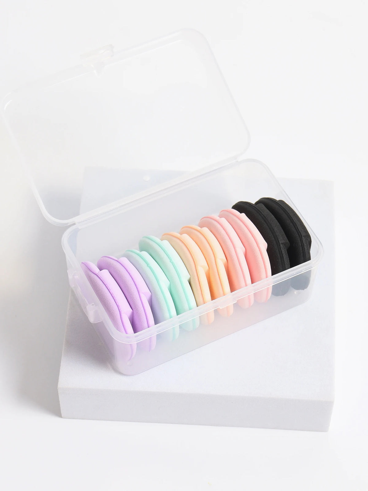 5Pcs Mini Finger Puff Foundation Small Air Cushion Powder Sponge Face Concealer Bb Cream Cosmetic Applicator Makeup Tools