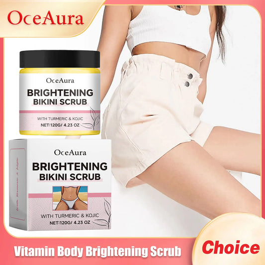 Vitamin Body Brighten Scrub Deep Cleansing Underarm Removes Dirt Improve Bleaching Exfoliate Dead Skin Private Parts Care Scrubs