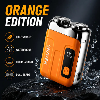Portable Electric Shaver,Beard,For Men Pocket Razor Usb-C Rechargeable Waterproof Dual Blade Mini Beard Shaver