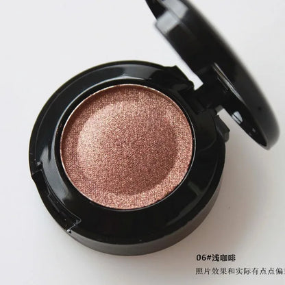 Fashion Nude Eyeshadow Makeup Matte Shimmer Eye Shadow Palette Make Up Glitter Eyeshadow With Brush Mirror 133#