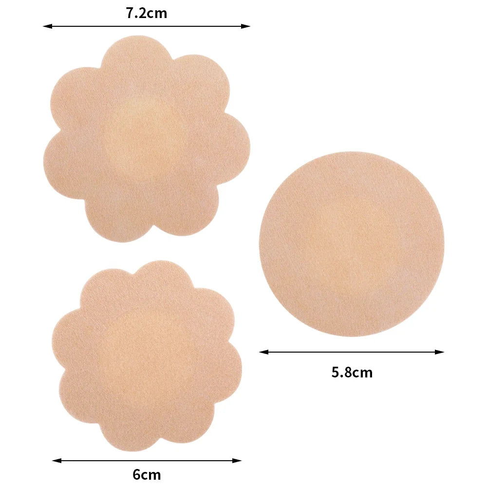 50/200pcs Nipple Cover Stickers Women Breast Lift Tape Pasties Invisible Self-Adhesive Disposable Bra Padding Chest Paste Patch