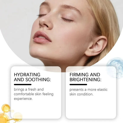 Professional Microneedle Serum Kit Hyaluronic Acid Hexapeptide Collagen Smoothing Fine Lines Deep Moisturizing Facial Care 0.3mm