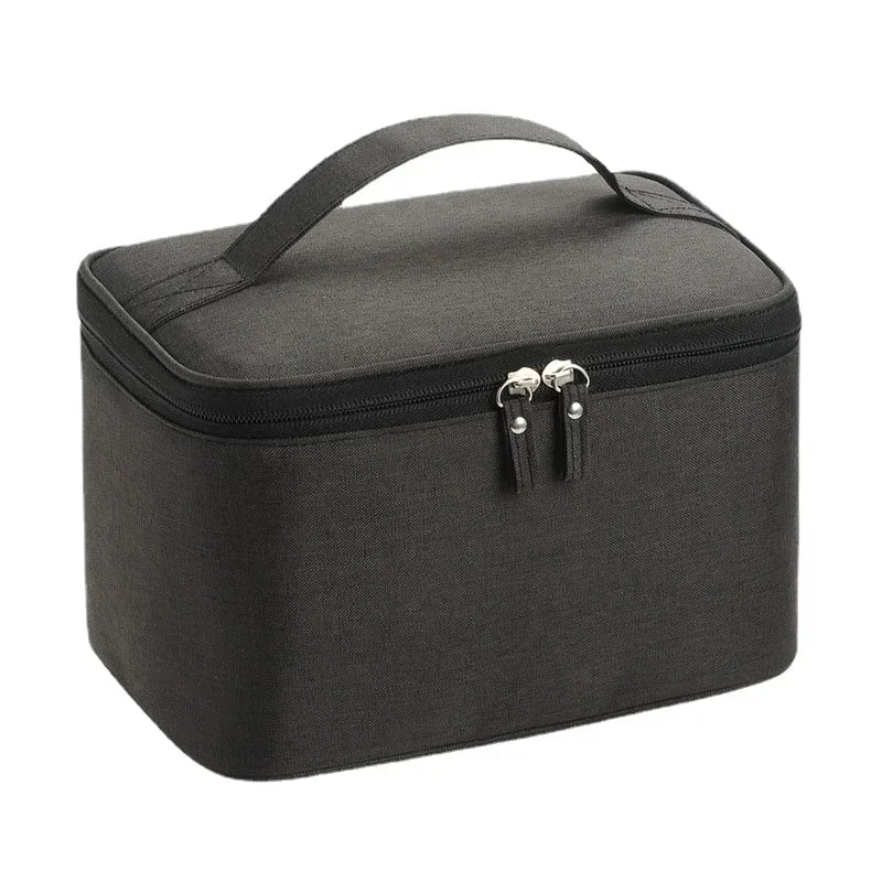 New Business Trip Men's Toiletry Bag Double Layer Large Capacity Cosmetic Bag Oxford Cloth Storage Bag Portable Handbag