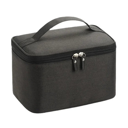 New Business Trip Men's Toiletry Bag Double Layer Large Capacity Cosmetic Bag Oxford Cloth Storage Bag Portable Handbag