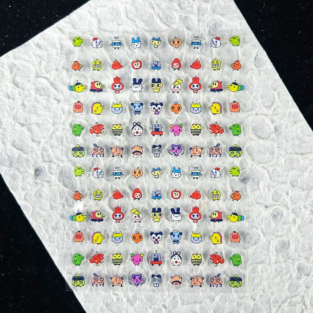 Cute Y2k Stytle Pvc Ancient Small Animals Adhesive Stickers Nail Art Waterproof Diy Charms Loptop Phone Case Scrapbook Sticker