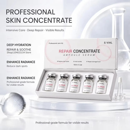 Korean Repair Concentrate Face Serum Firming Lifting Reduce Wrinkles & Dark Spots Hydrating for Mature Dry Skin