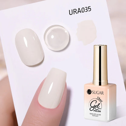 UR SUGAR 15ml Gel Nail Polish Neon Blue Red Green Pastal Nude UV/LED Soak Off No Wipe Nail Gel Polish Suitable For Summer Autumn