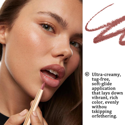 ZaiDoc 3 Colors Lip Liner Pencil Set Long Lasting Waterproof Smudge Proof Smooth Lip Pencil Natural Finish Daily Makeup